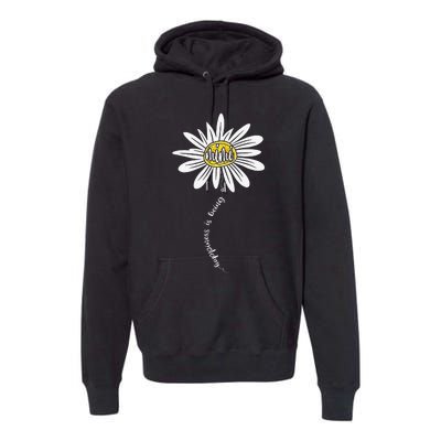 Happiness Is Being A Mimi Daisy Grandma Mother's Day Gifts Premium Hoodie