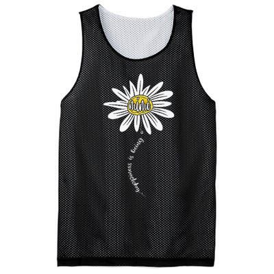 Happiness Is Being A Mimi Daisy Grandma Mother's Day Gifts Mesh Reversible Basketball Jersey Tank