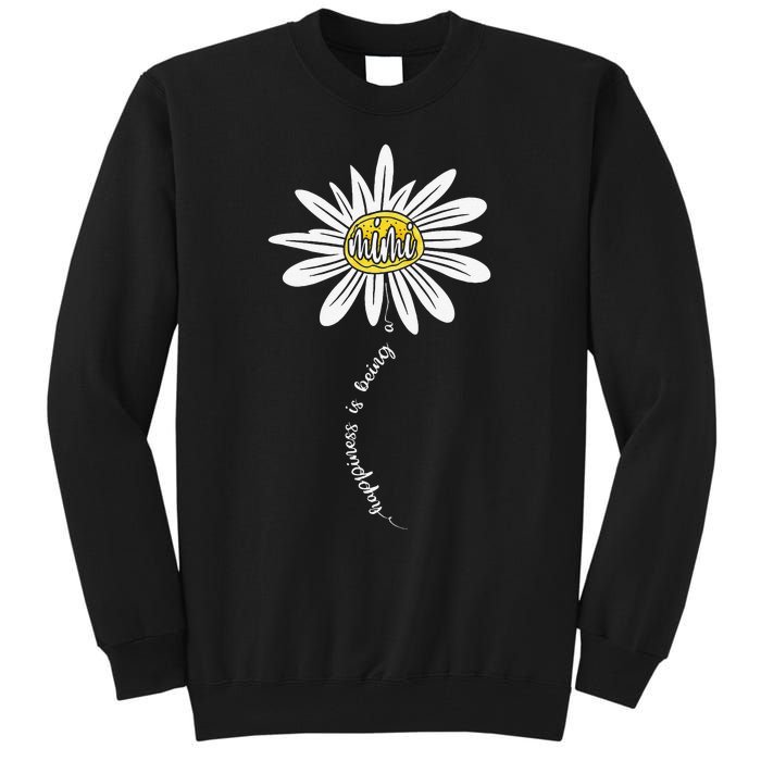 Happiness Is Being A Mimi Daisy Grandma Mother's Day Gifts Tall Sweatshirt