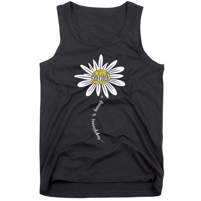 Happiness Is Being A Mimi Daisy Grandma Mother's Day Gifts Tank Top