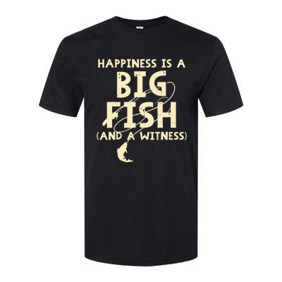 Happiness Is Big Fish Witness Fishing Funny Softstyle® CVC T-Shirt