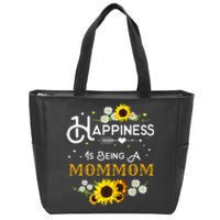 Happiness Is Being A Mommom Mother's Day Gift Zip Tote Bag