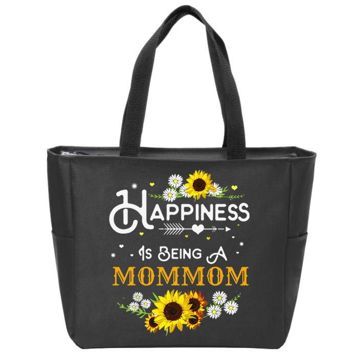 Happiness Is Being A Mommom Mother's Day Gift Zip Tote Bag