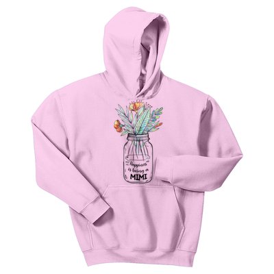 Happiness Is Being A Mimi Flower Kids Hoodie