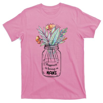 Happiness Is Being A Nani Floral T-Shirt