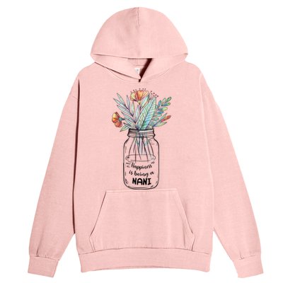 Happiness Is Being A Nani Floral Urban Pullover Hoodie