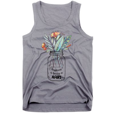 Happiness Is Being A Nani Floral Tank Top