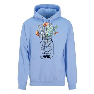 Happiness Is Being A Nani Floral Unisex Surf Hoodie