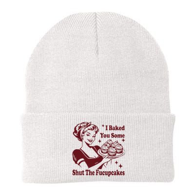 Housewife I Baked You Some Shut The Fucupcakes Knit Cap Winter Beanie