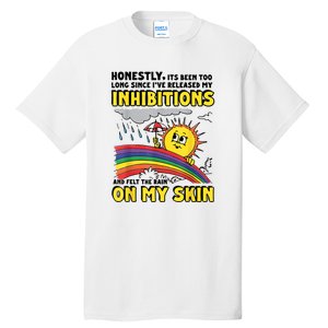 Honestly It’S Been Too Long Since I’Ve Release My Inhibitions And Felt The Rain Tall T-Shirt