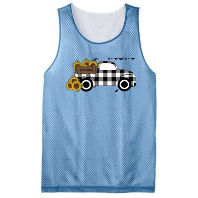 Happiness is being a Mom and Grandma Funny Sunflower Grandma Mesh Reversible Basketball Jersey Tank