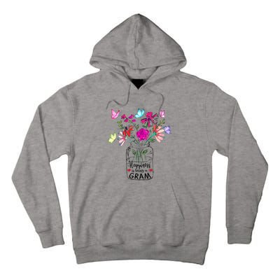 Happiness Is Being Gram Life Flower Art Gram MotherS Day Tall Hoodie