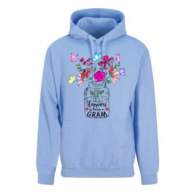 Happiness Is Being Gram Life Flower Art Gram MotherS Day Unisex Surf Hoodie