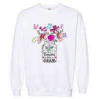 Happiness Is Being Gram Life Flower Art Gram MotherS Day Garment-Dyed Sweatshirt