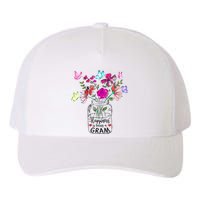 Happiness Is Being Gram Life Flower Art Gram MotherS Day Yupoong Adult 5-Panel Trucker Hat