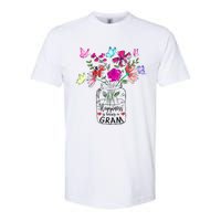 Happiness Is Being Gram Life Flower Art Gram MotherS Day Softstyle CVC T-Shirt