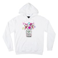 Happiness Is Being Gram Life Flower Art Gram MotherS Day Hoodie