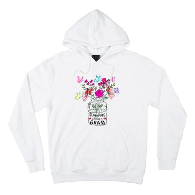 Happiness Is Being Gram Life Flower Art Gram MotherS Day Hoodie