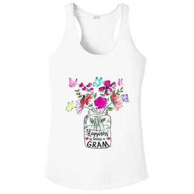 Happiness Is Being Gram Life Flower Art Gram MotherS Day Ladies PosiCharge Competitor Racerback Tank