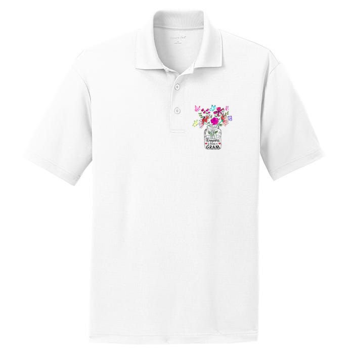 Happiness Is Being Gram Life Flower Art Gram MotherS Day PosiCharge RacerMesh Polo