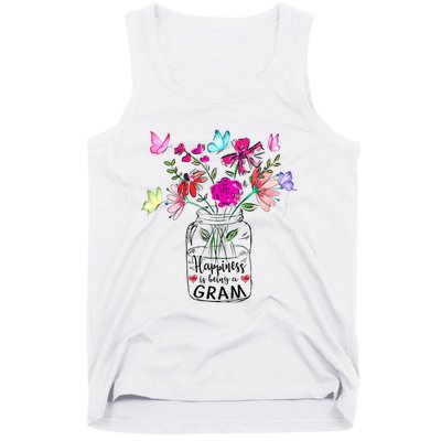 Happiness Is Being Gram Life Flower Art Gram MotherS Day Tank Top