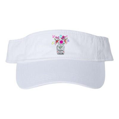 Happiness Is Being Gram Life Flower Art Gram MotherS Day Valucap Bio-Washed Visor