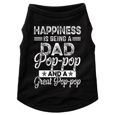 Happiness Is Being A Dad PopPop And A Great PopPop Doggie Tank