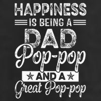 Happiness Is Being A Dad PopPop And A Great PopPop Beanie