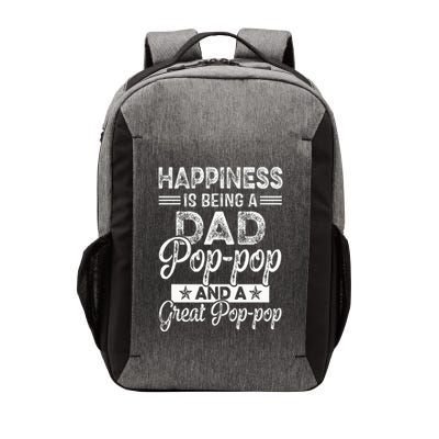 Happiness Is Being A Dad PopPop And A Great PopPop Vector Backpack