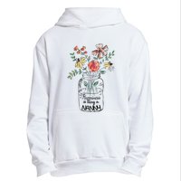 Happiness Is Being Nanny Life Flower Artgrandma Urban Pullover Hoodie