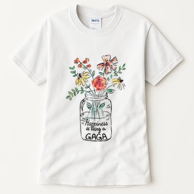 Happiness Is Being Gaga Life Flower Artgrandma Tall T-Shirt