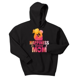 Happiness Is Being A Mom T Kids Hoodie