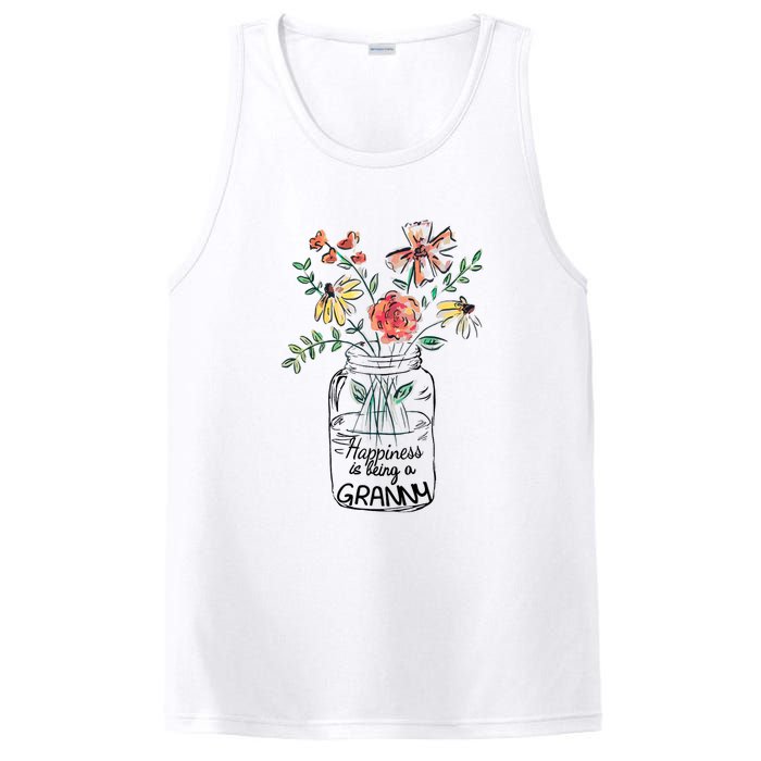 Happiness Is Being Granny Life Flower Artgrandma PosiCharge Competitor Tank