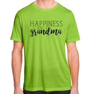 Happiness Is Being A Grandma Nana Family Great Gift Adult ChromaSoft Performance T-Shirt