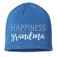 Happiness Is Being A Grandma Nana Family Great Gift Sustainable Beanie