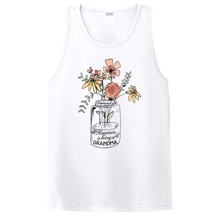 Happiness Is Being Grandma Life Flower Artgrandma PosiCharge Competitor Tank