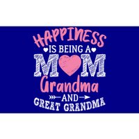 Happiness Is Being A Mom Grandma And Great Grandma Great Gift Bumper Sticker