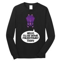 Hey Ill Be Your Phlebotomist Today Phlebotomy Medical Tech Long Sleeve Shirt