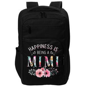 Happiness is being a Mimi Funny Mimi Mother's Day Impact Tech Backpack