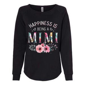 Happiness is being a Mimi Funny Mimi Mother's Day Womens California Wash Sweatshirt