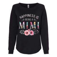 Happiness is being a Mimi Funny Mimi Mother's Day Womens California Wash Sweatshirt