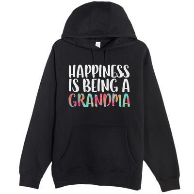 Happiness Is Being A Grandma Mothers Day Premium Pullover Hoodie