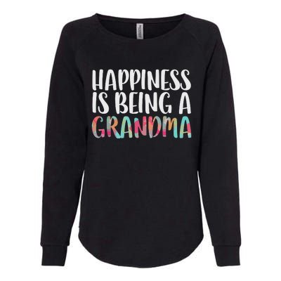 Happiness Is Being A Grandma Mothers Day Womens California Wash Sweatshirt