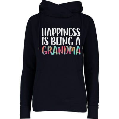 Happiness Is Being A Grandma Mothers Day Womens Funnel Neck Pullover Hood