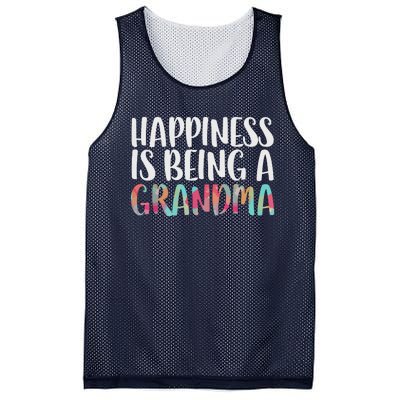 Happiness Is Being A Grandma Mothers Day Mesh Reversible Basketball Jersey Tank