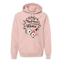 Happiness Is Being A Mimi Floral Decoration Premium Hoodie