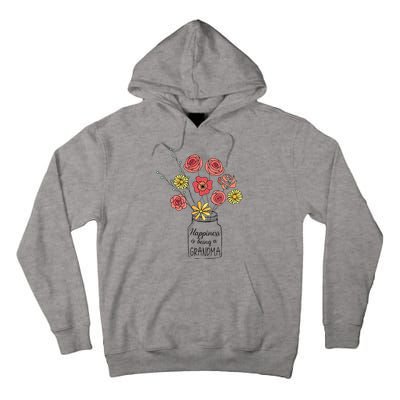 Happiness Is Being A Grandma Flower Mother's Day Tall Hoodie