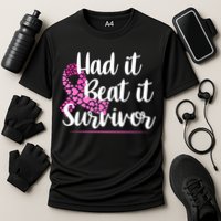Had It Beat It Survivor Breast Cancer Cooling Performance Crew T-Shirt
