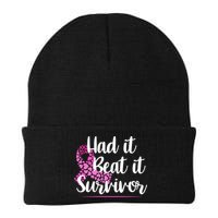 Had It Beat It Survivor Breast Cancer Beanie