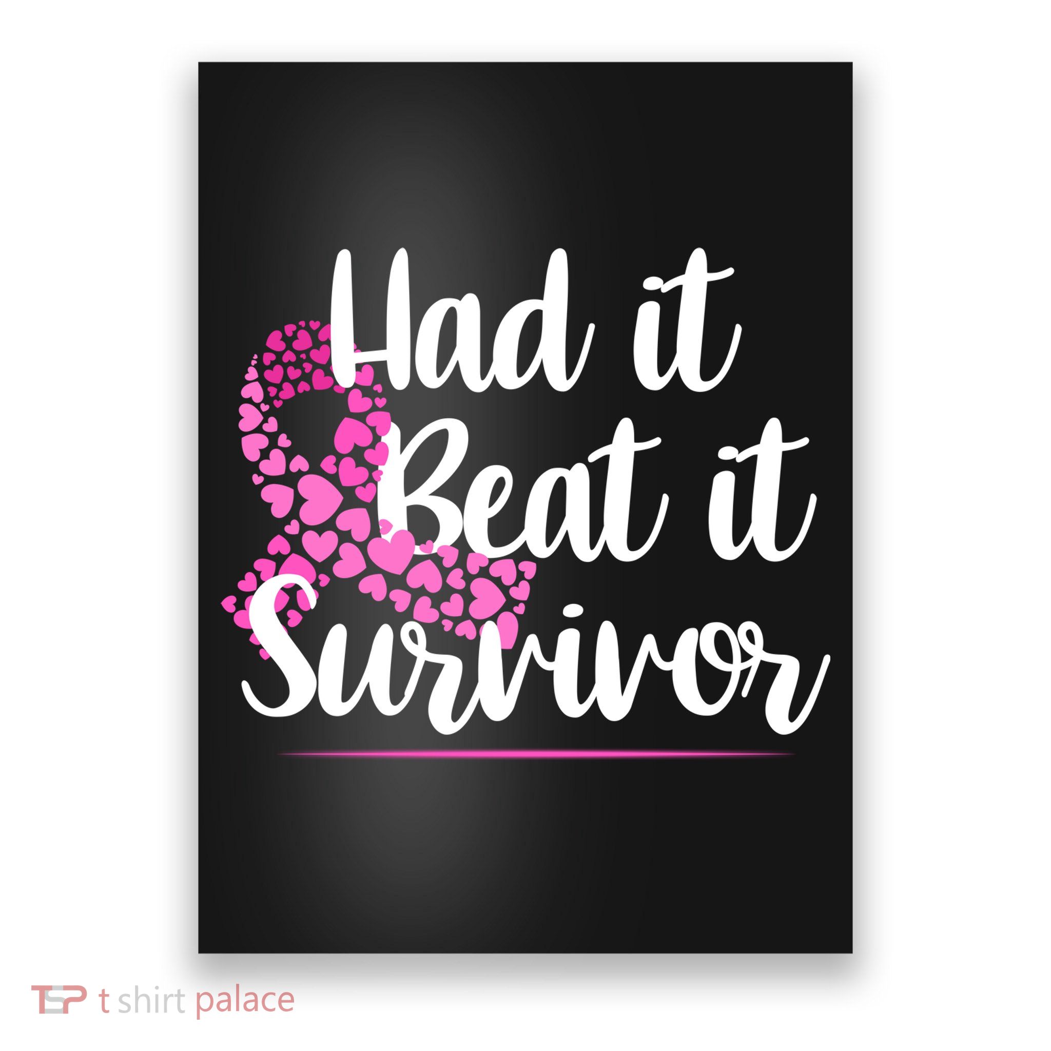 Had It Beat It Survivor Breast Cancer Poster